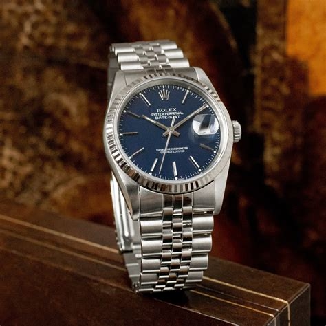 rolex 16234 datejust blue dial|rolex datejust 16234 oyster perpetual.